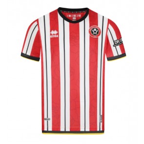 Lacne Muži Futbalové dres Sheffield United 2024-25 Krátky Rukáv - Domáci